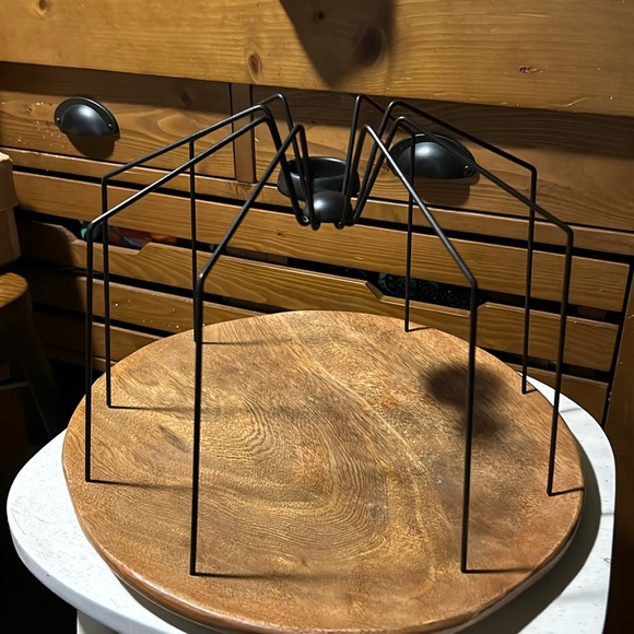 Pottery Barn Other - Pottery Barn Halloween Metal Long Legged 🕷️ Spider Votive Candle Holder RARE